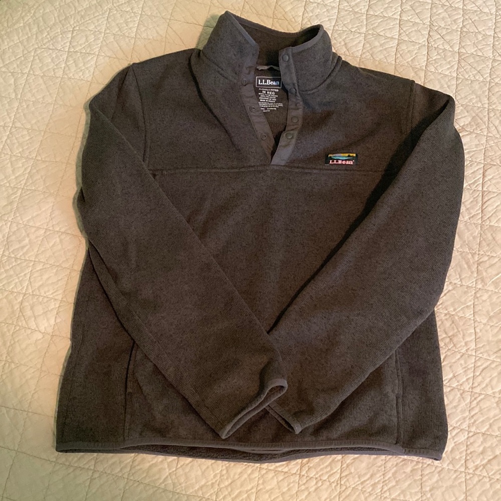 L.L. Bean Sweater Fleece Pullover